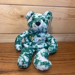 Joe Namath Jets 12 Salvino's Bammers Collectible Beanie Bear NFL Football Animal
